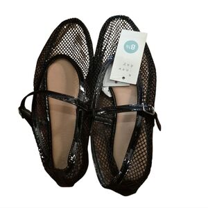 a new day Black Mesh Loafer Shoes